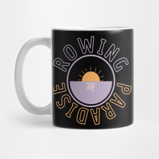 Rowing sunset paradise Mug